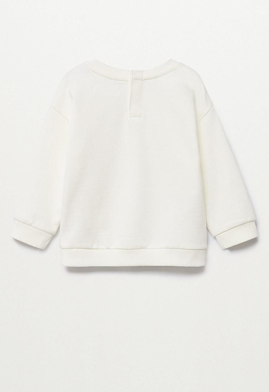 MANGO - Sweatshirt peter - off white