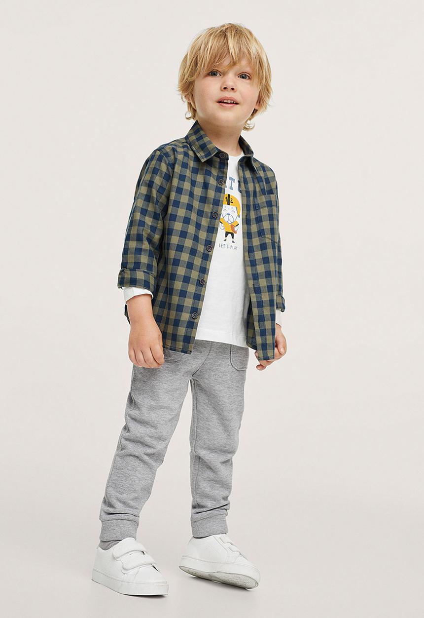 MANGO - Shirt peter - beige & khaki