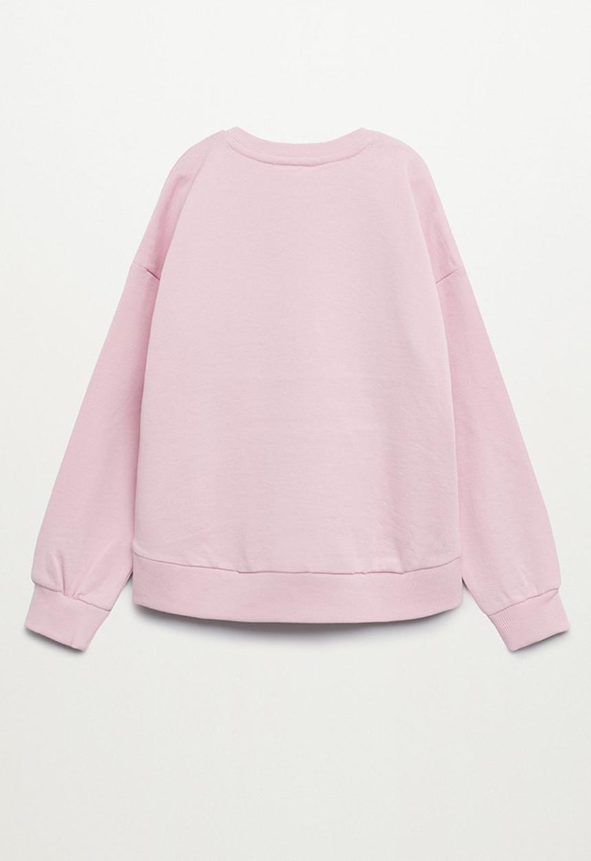 MANGO - Sweatshirt dublini - pink