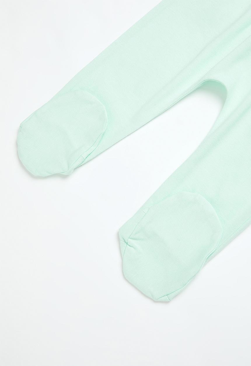 Pop Candy - 3 pack footed leggings - light pink / medium pink / aqua