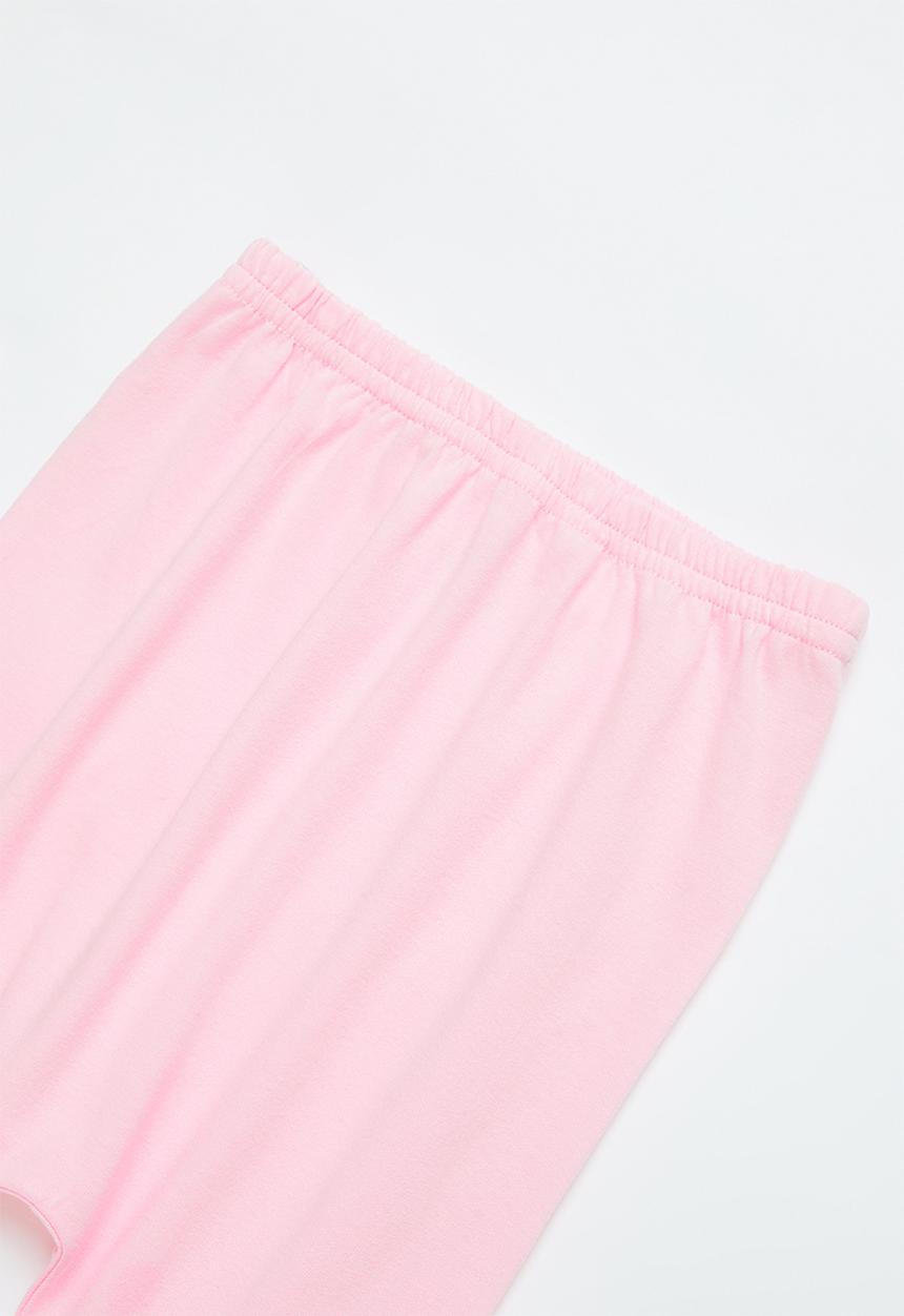 Pop Candy - 3 pack footed leggings - light pink / medium pink / aqua