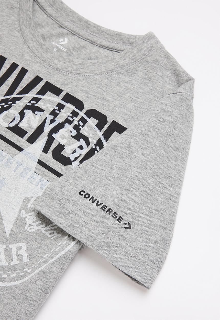 Converse - Cnvb logo all over layout tee - grey