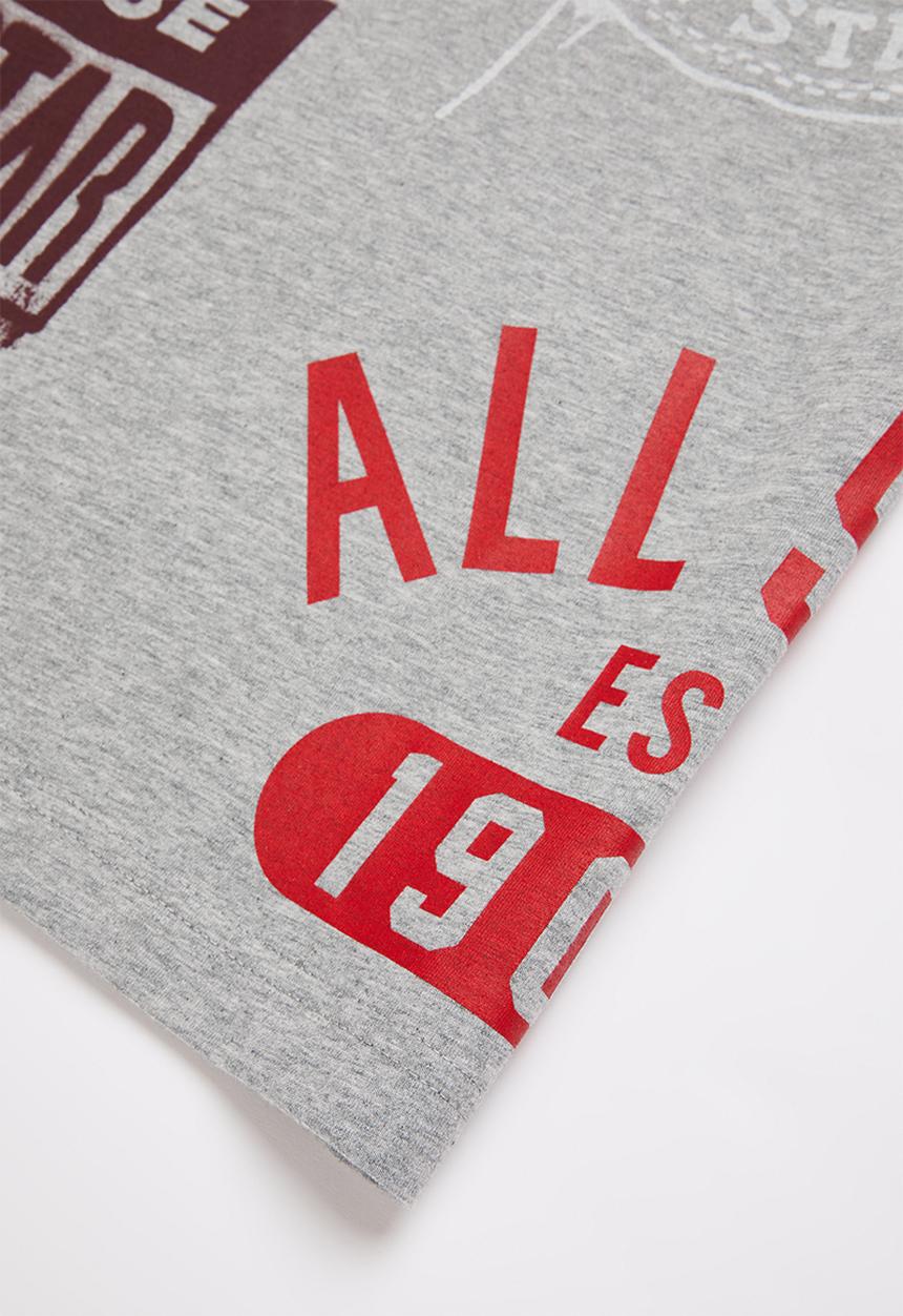 Converse - Cnvb logo all over layout tee - grey