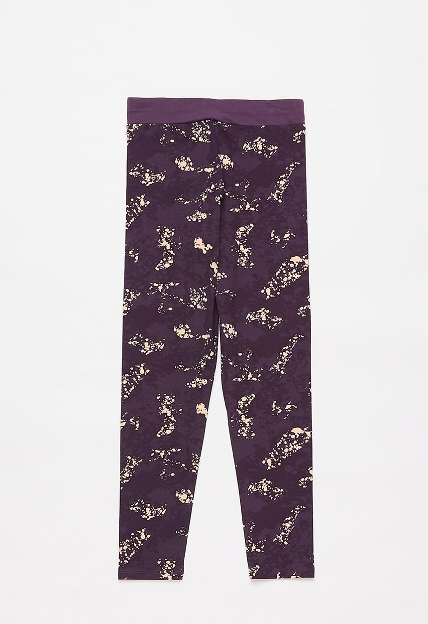 PUMA - Alpha aop leggings g - purple