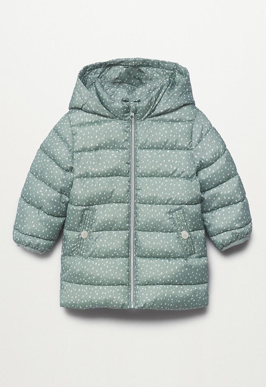 MANGO - Anorak julong - green