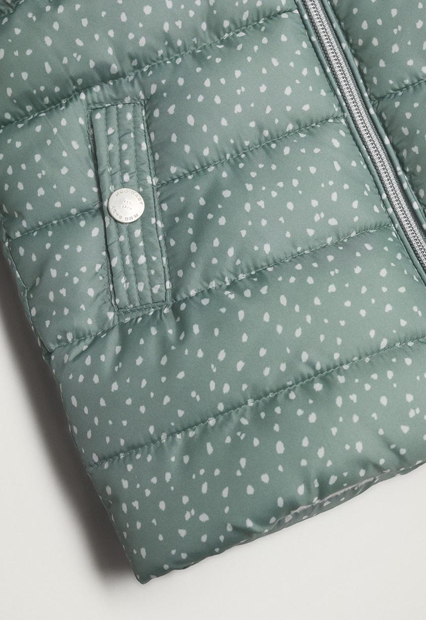MANGO - Anorak julong - green