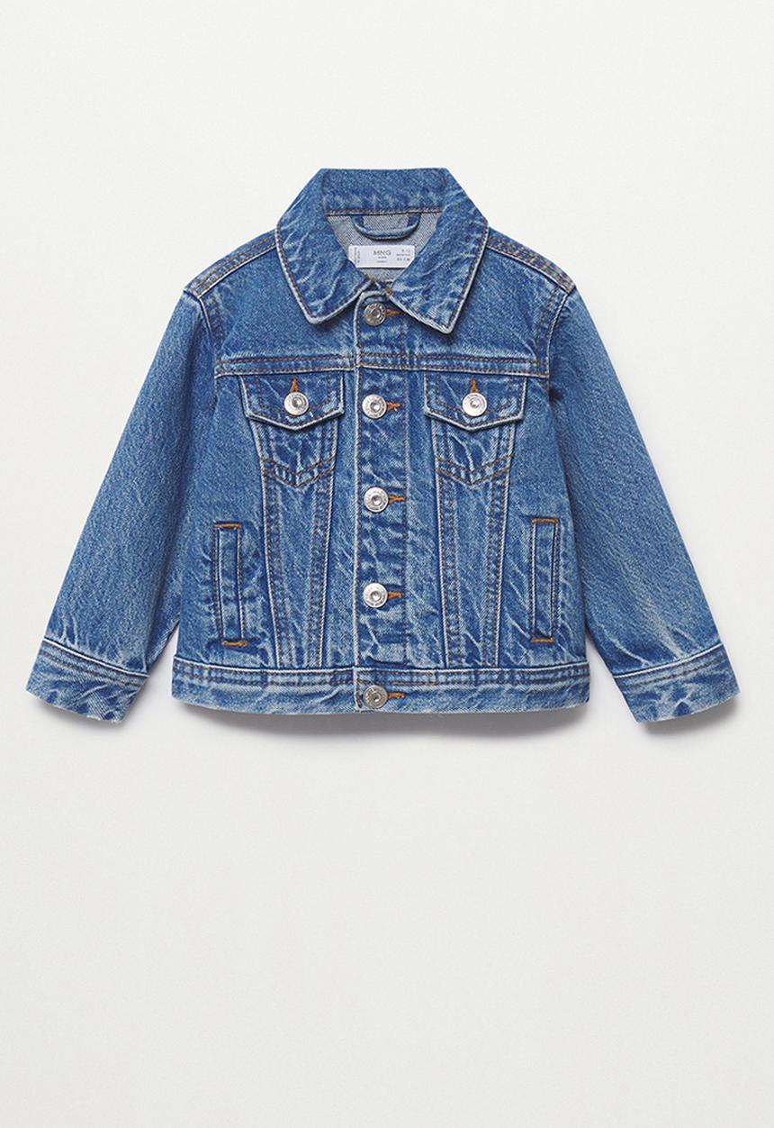 MANGO - Jacket diego - open blue