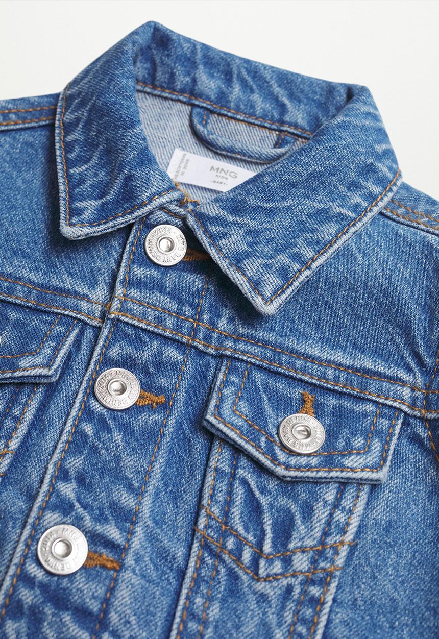 MANGO - Jacket diego - open blue