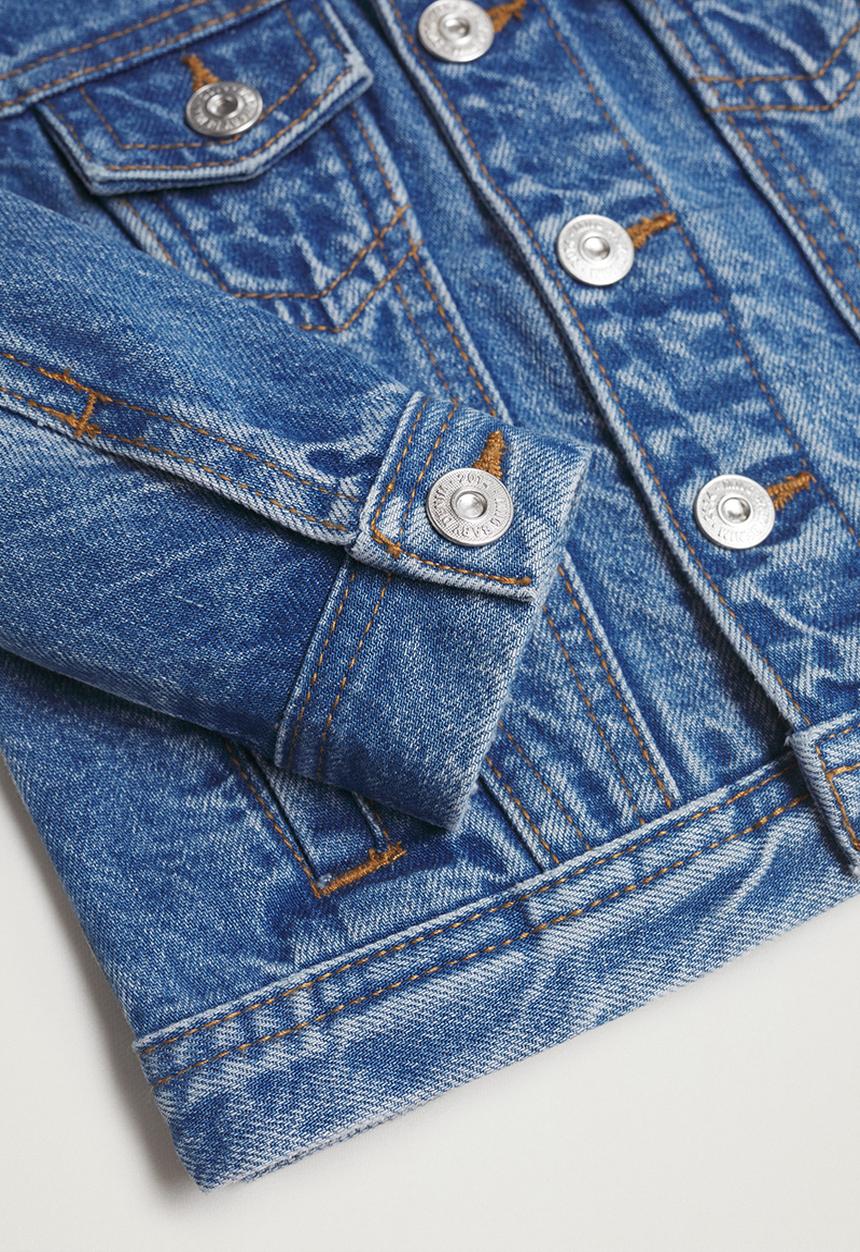 MANGO - Jacket diego - open blue