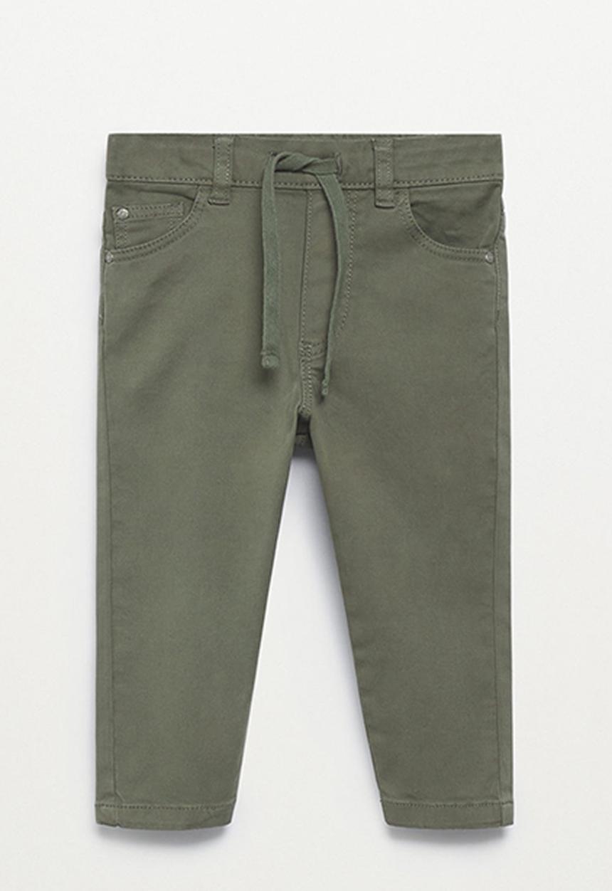 MANGO - Trousers cord - khaki
