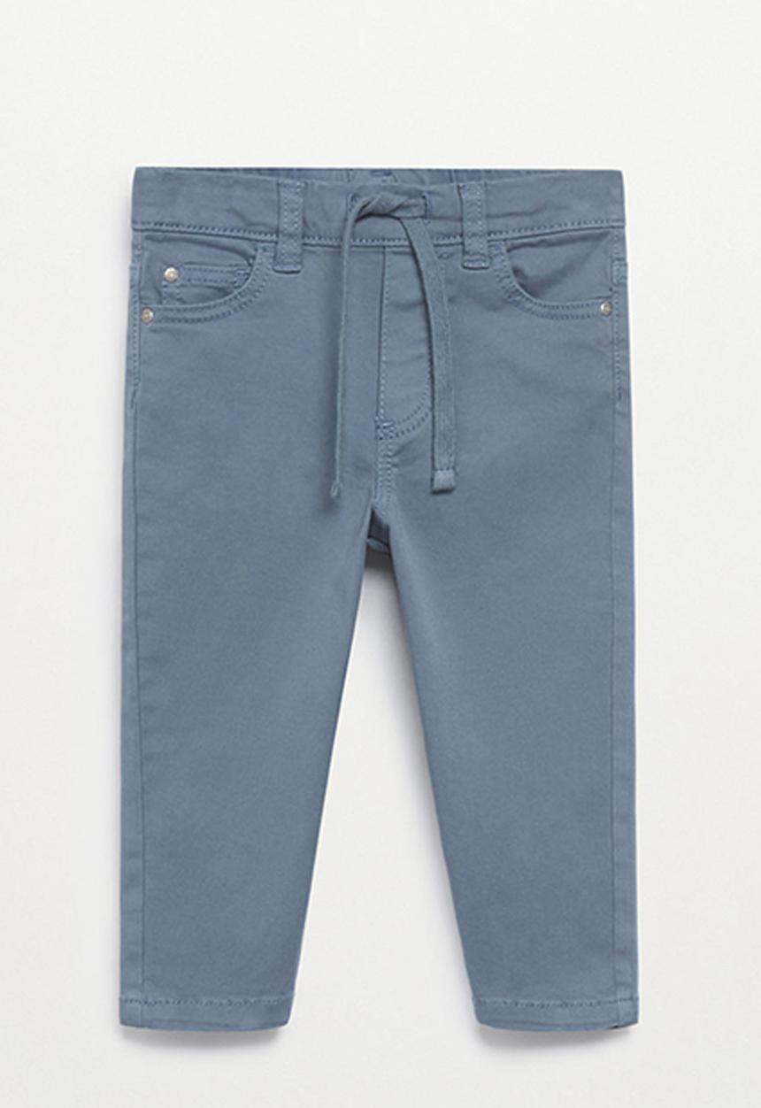 MANGO - Trousers cord - medium blue