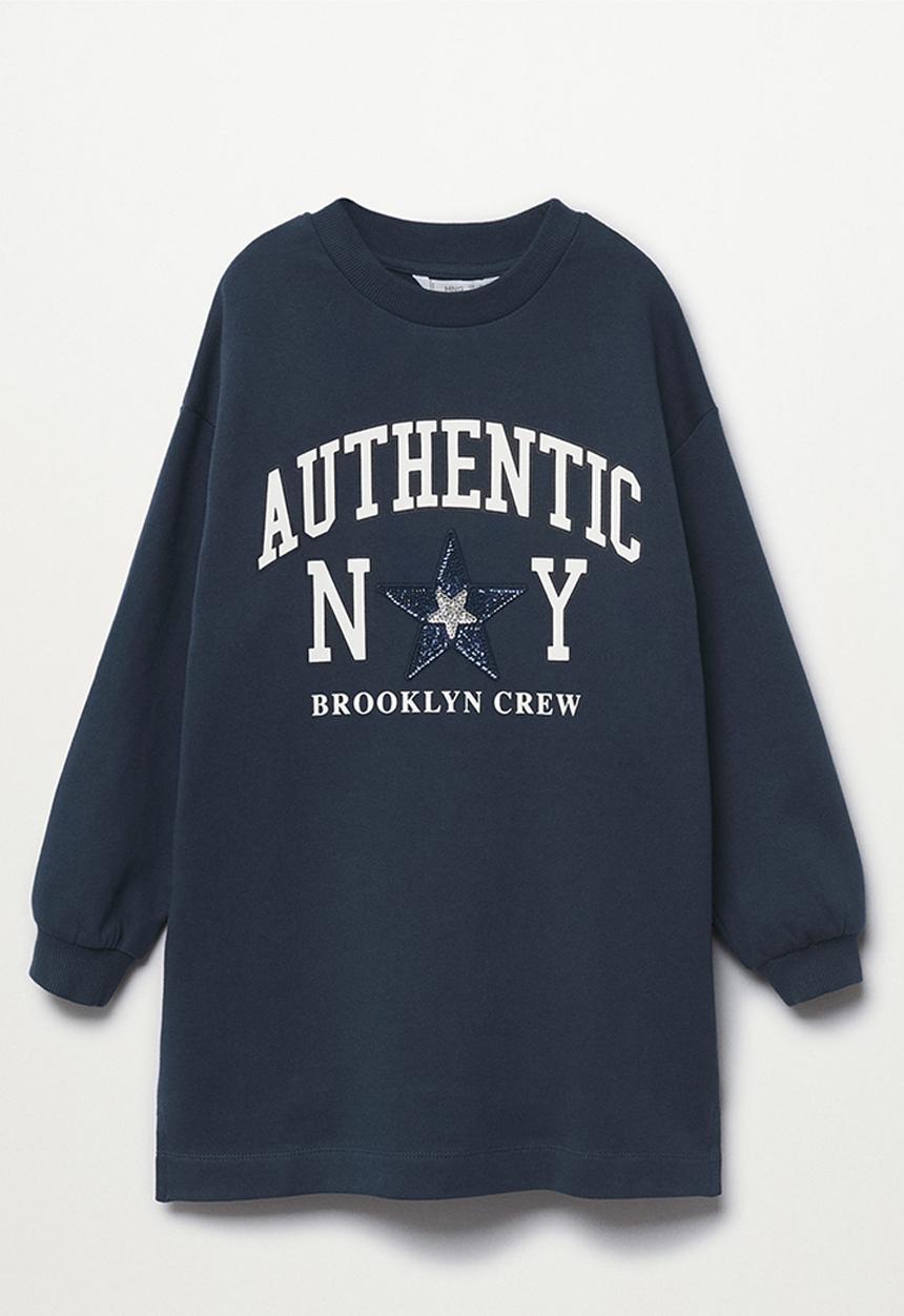 MANGO - Dress newyork - navy