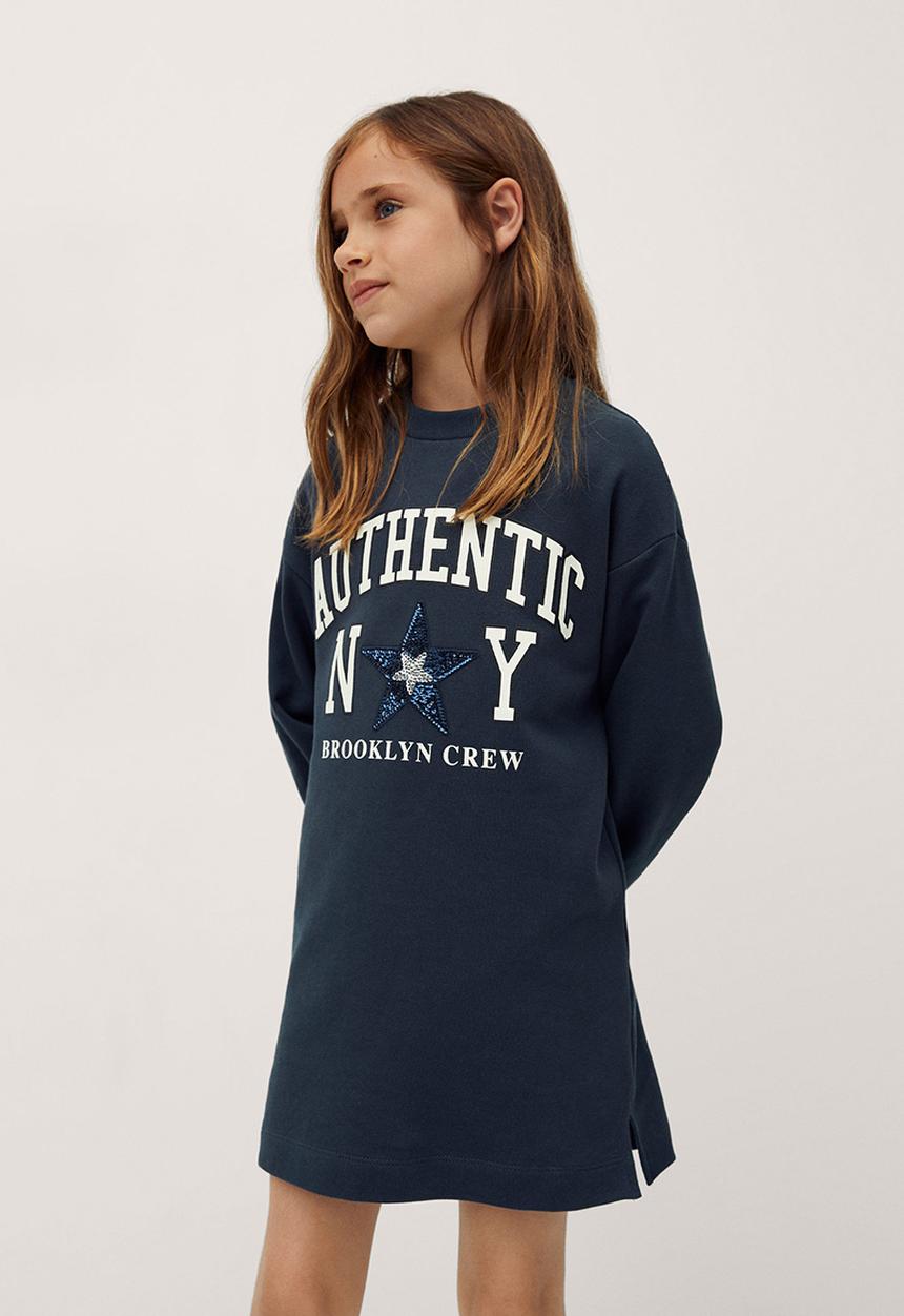 MANGO - Dress newyork - navy