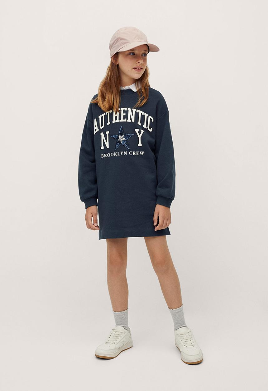 MANGO - Dress newyork - navy