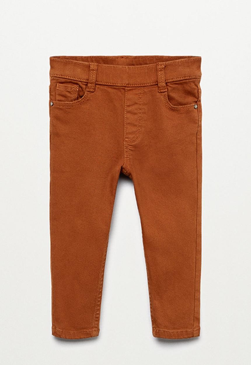 MANGO - Trousers simon - burnt orange