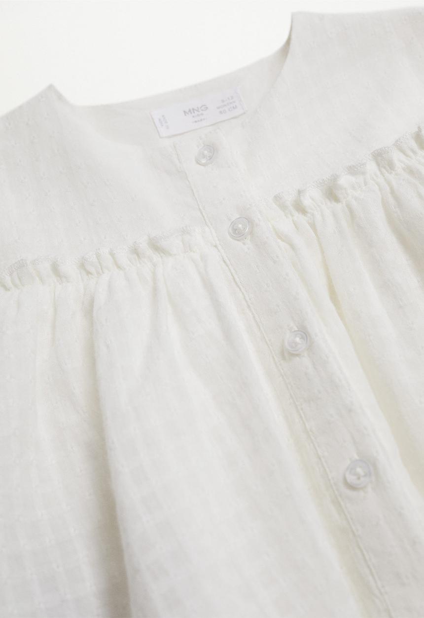 MANGO - Blouse montana - white