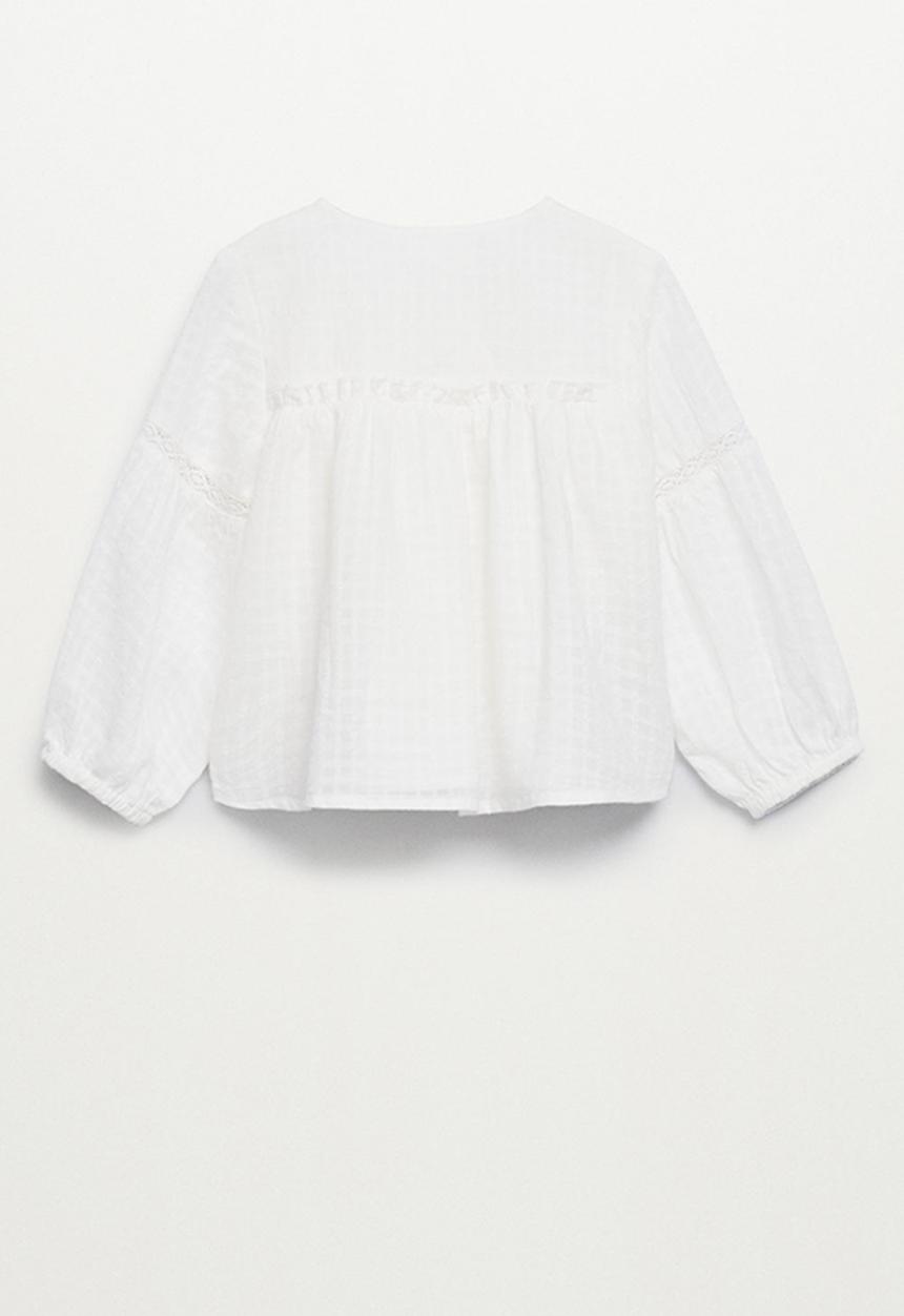 MANGO - Blouse montana - white