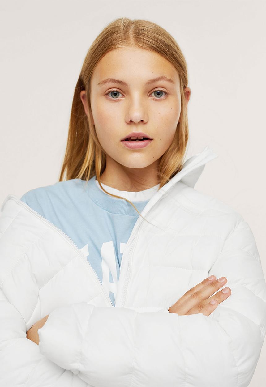MANGO - Anorak aliteen - white