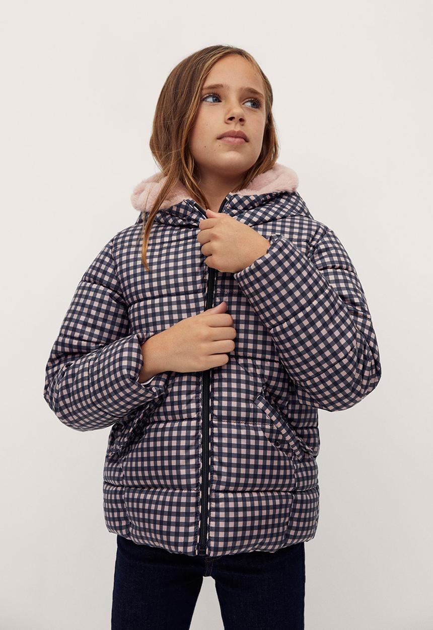 MANGO - Anorak ali - pink & black 