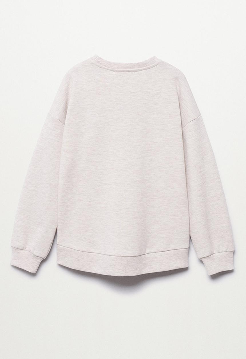 MANGO - Sweatshirt mrizo - stone