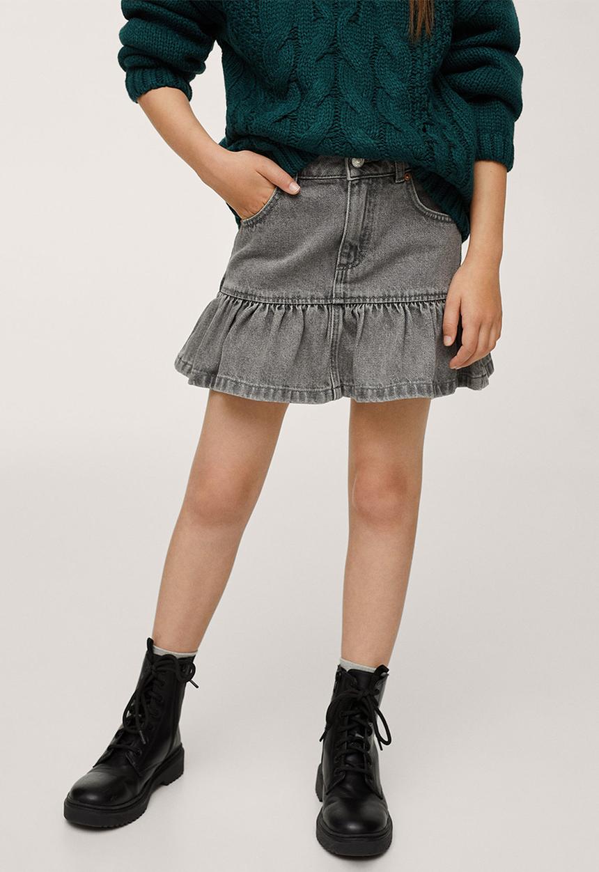 MANGO - Skirt lulu - grey