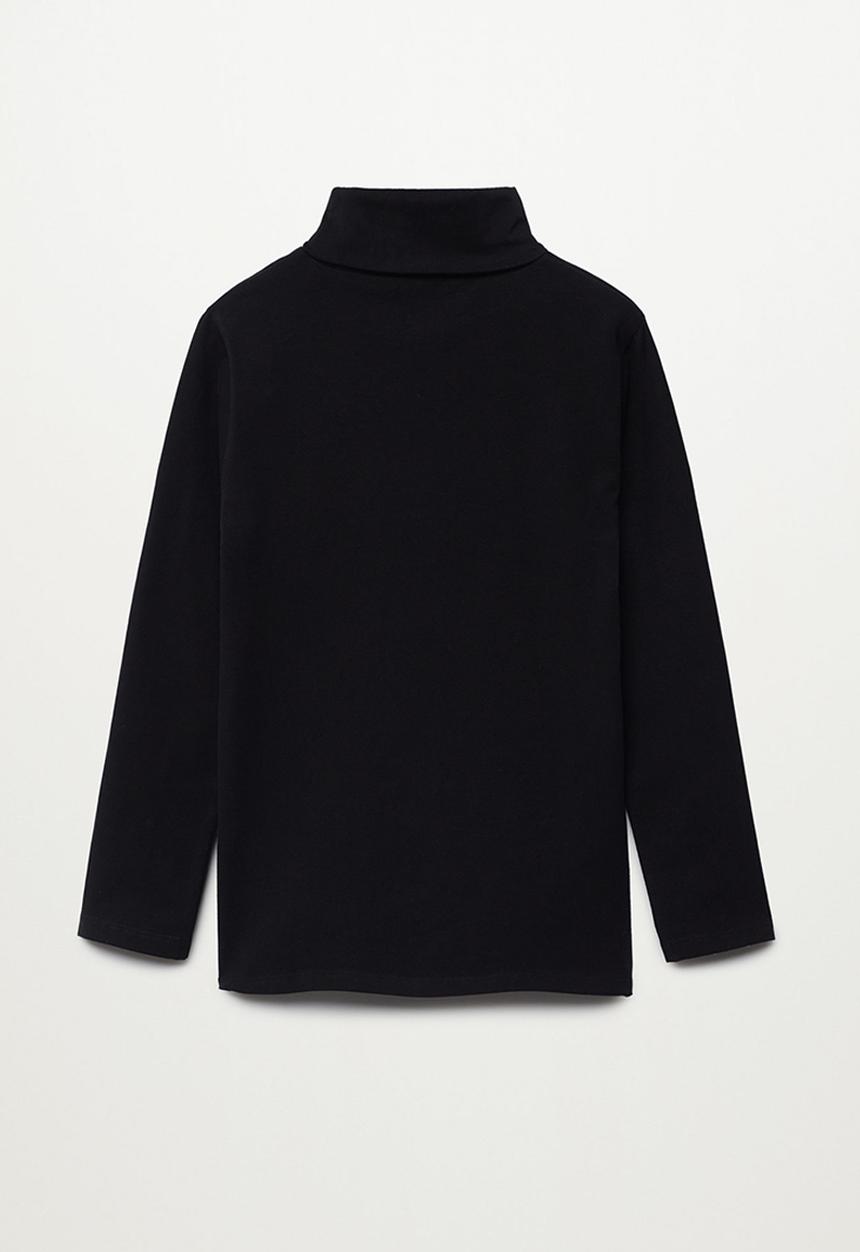 MANGO - T-shirt turbo - black