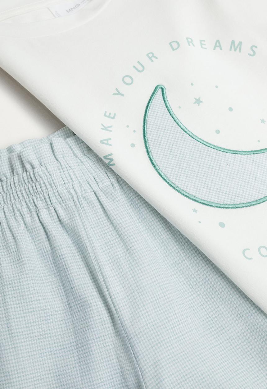MANGO - Pyjamas arlet - white/blue