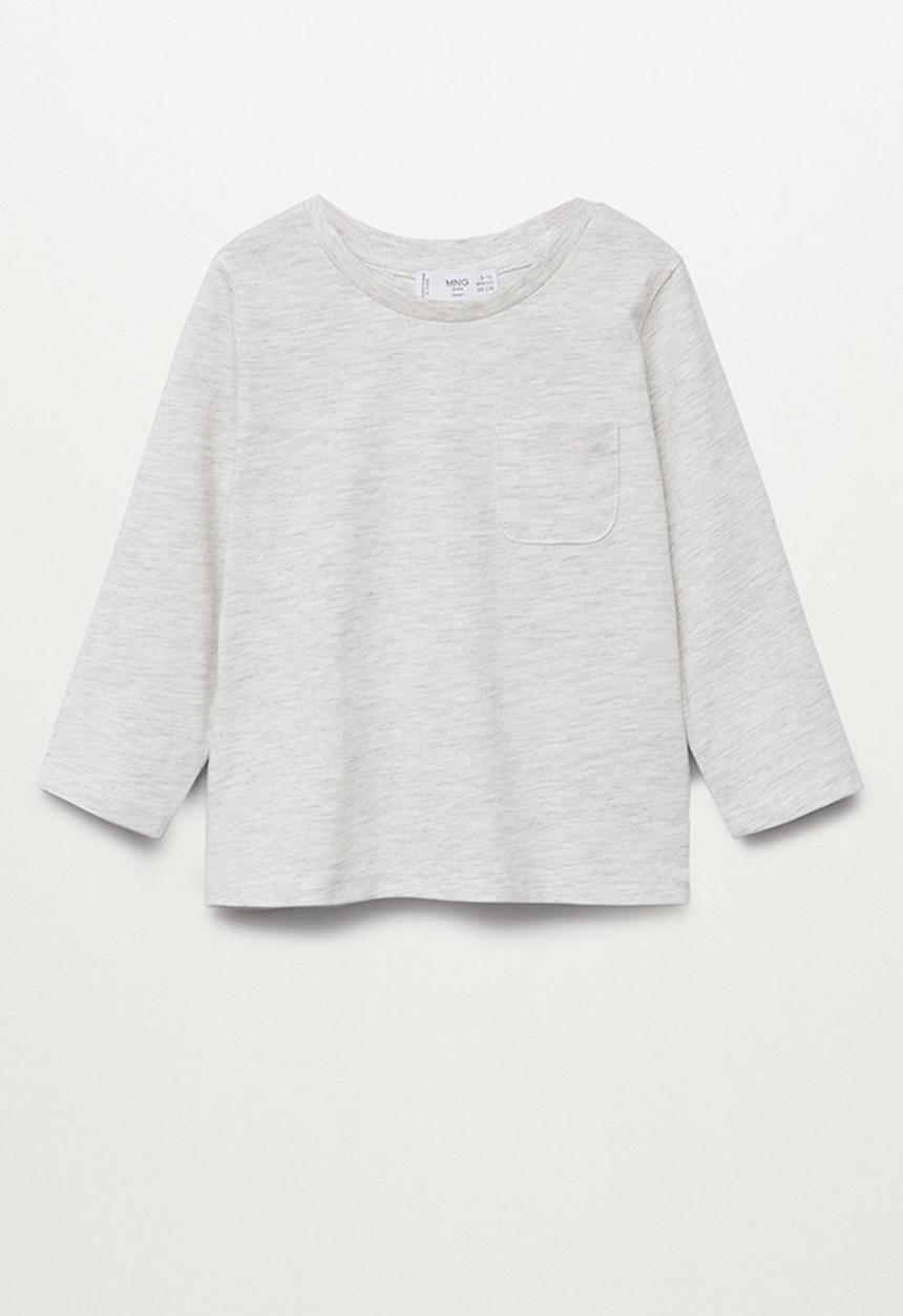 MANGO - T-shirt marcos1 - grey