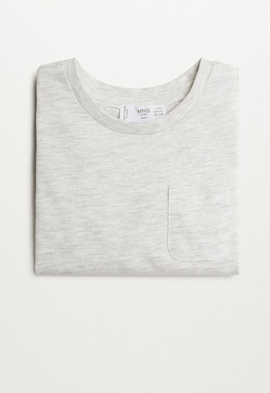 MANGO - T-shirt marcos1 - grey