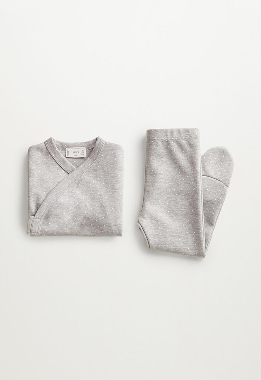 MANGO - Pyjamas litus set - grey