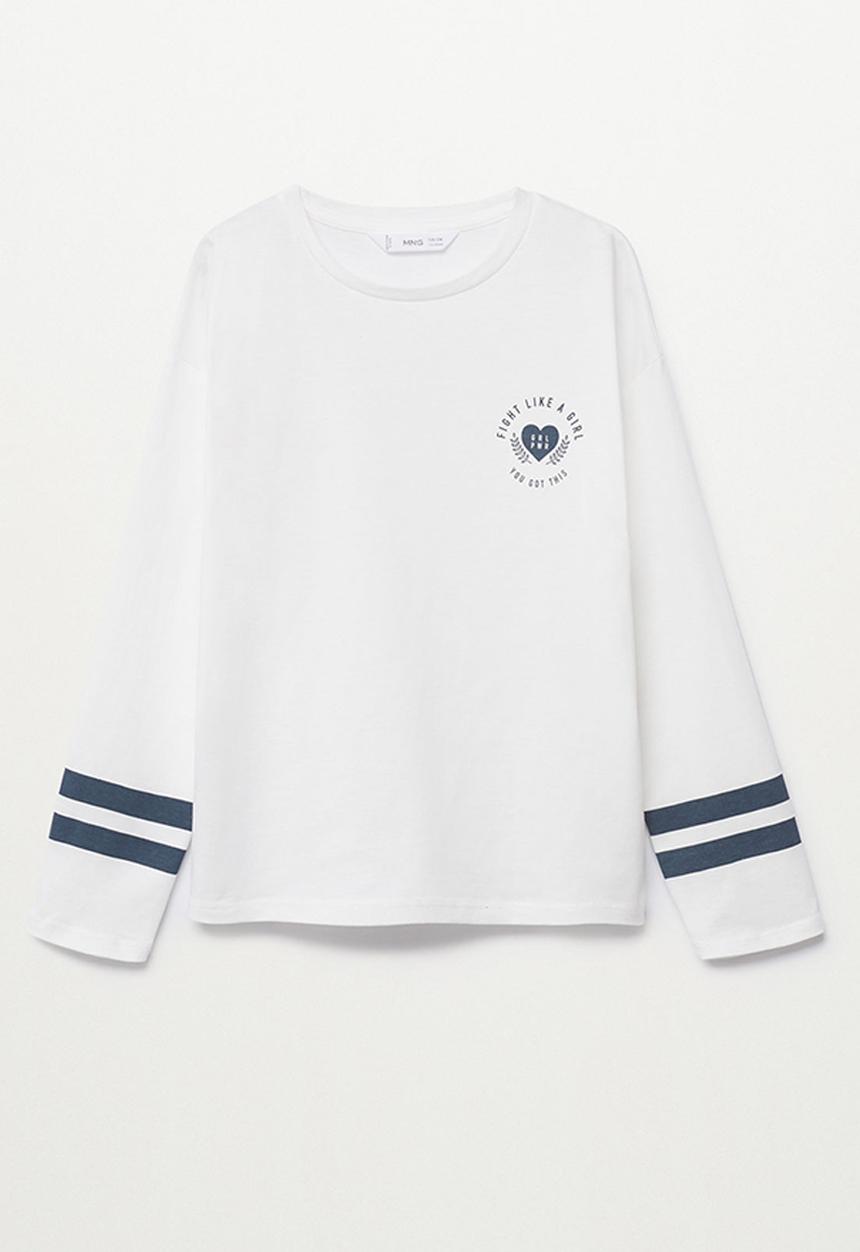 MANGO - T-shirt awesome - white