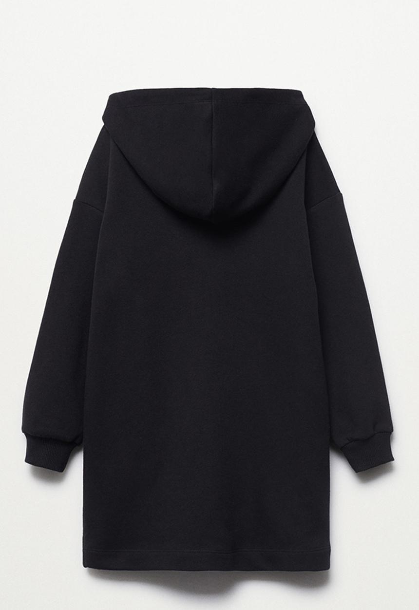 MANGO - Dress morigina - black