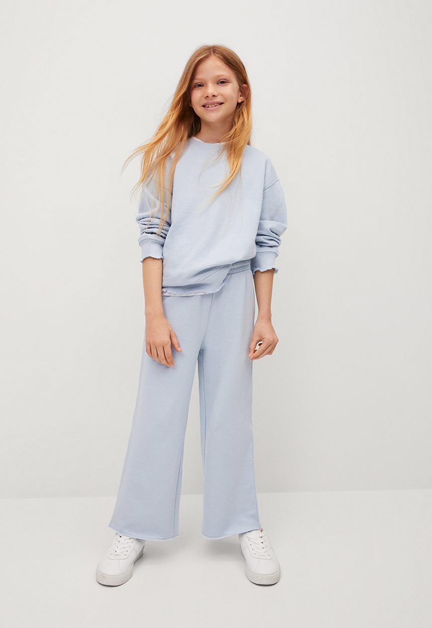 MANGO - Trousers steffy - blue