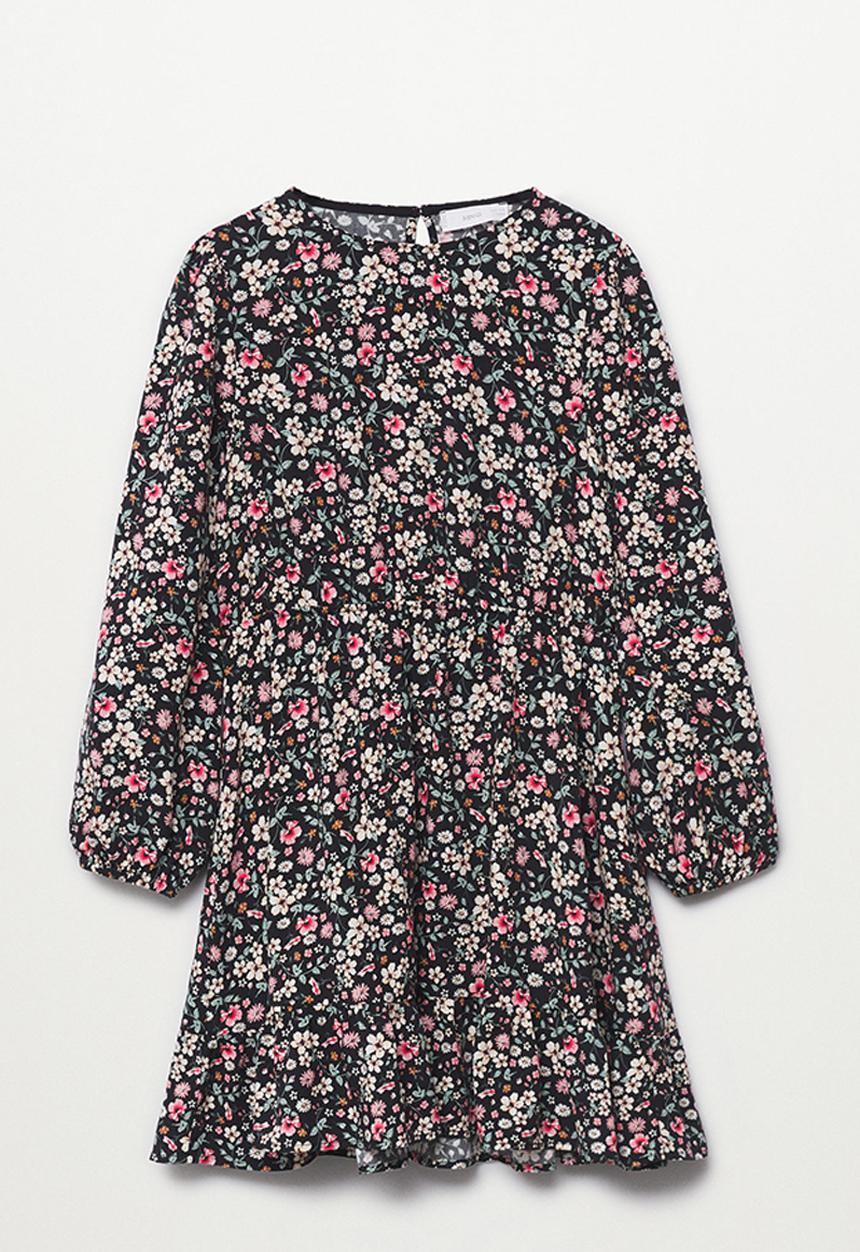 MANGO - Dress tulip - black