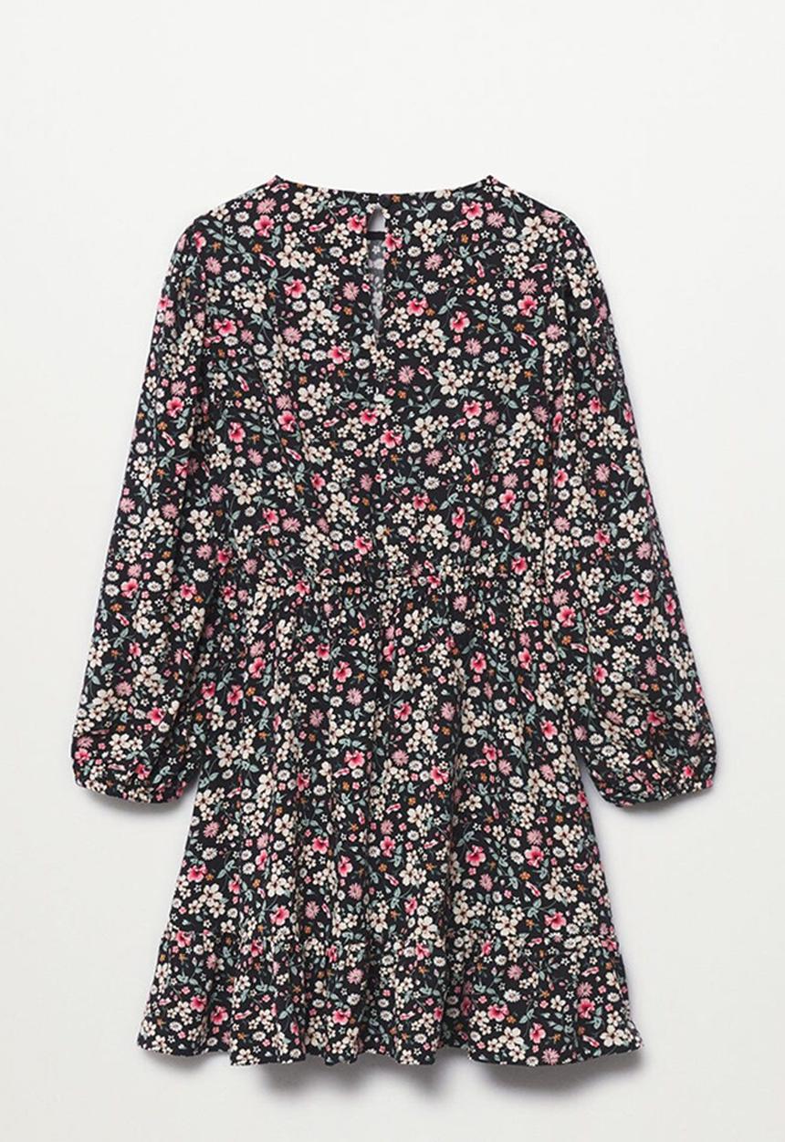 MANGO - Dress tulip - black