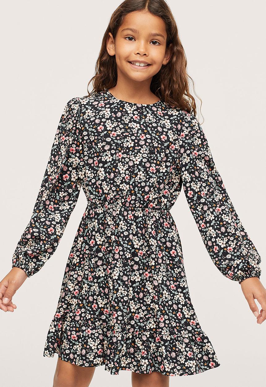 MANGO - Dress tulip - black