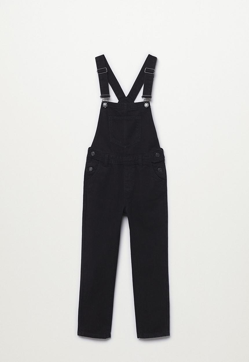 MANGO - Dungarees amara - black