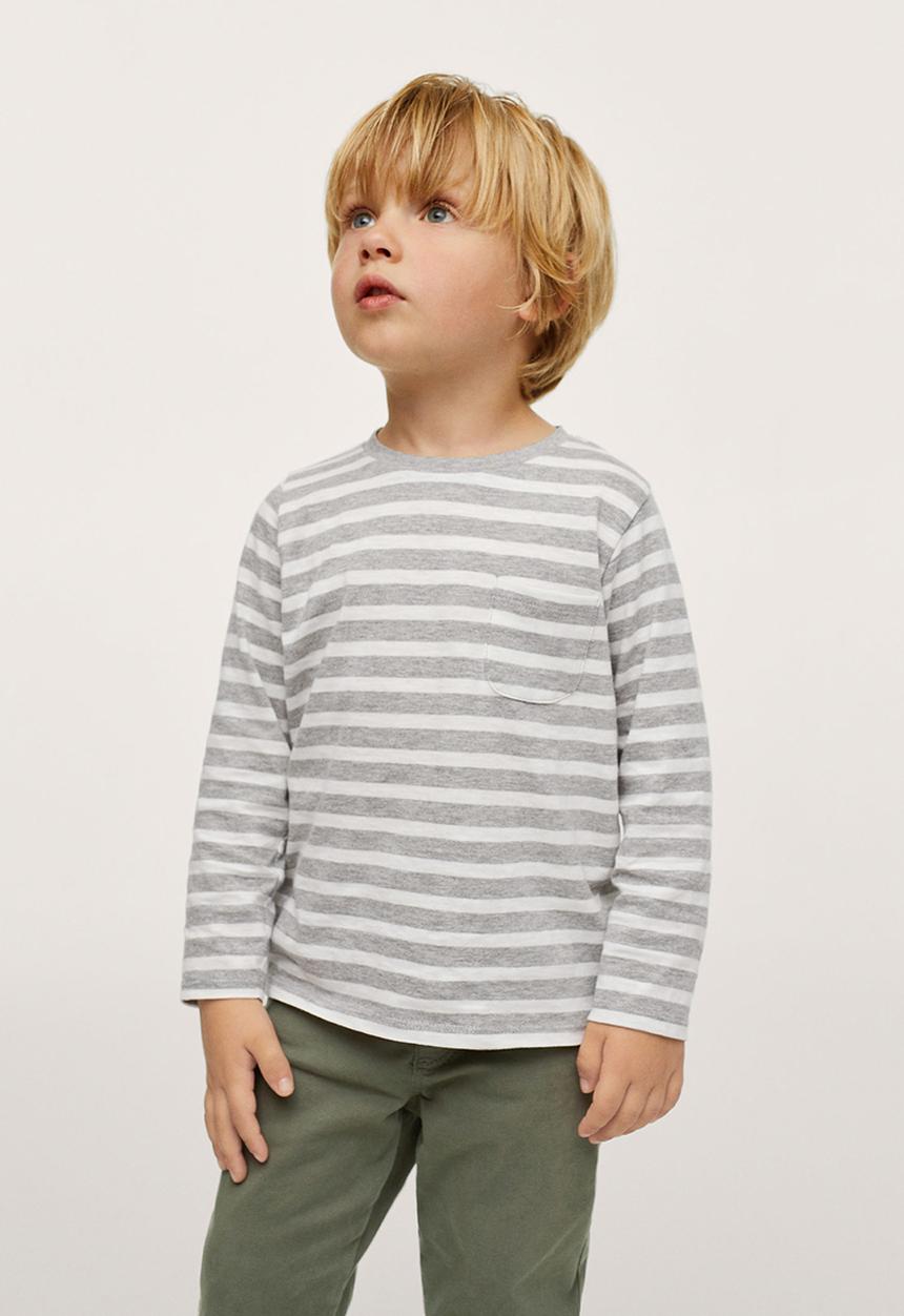 MANGO - T-shirt ivan1 - gray