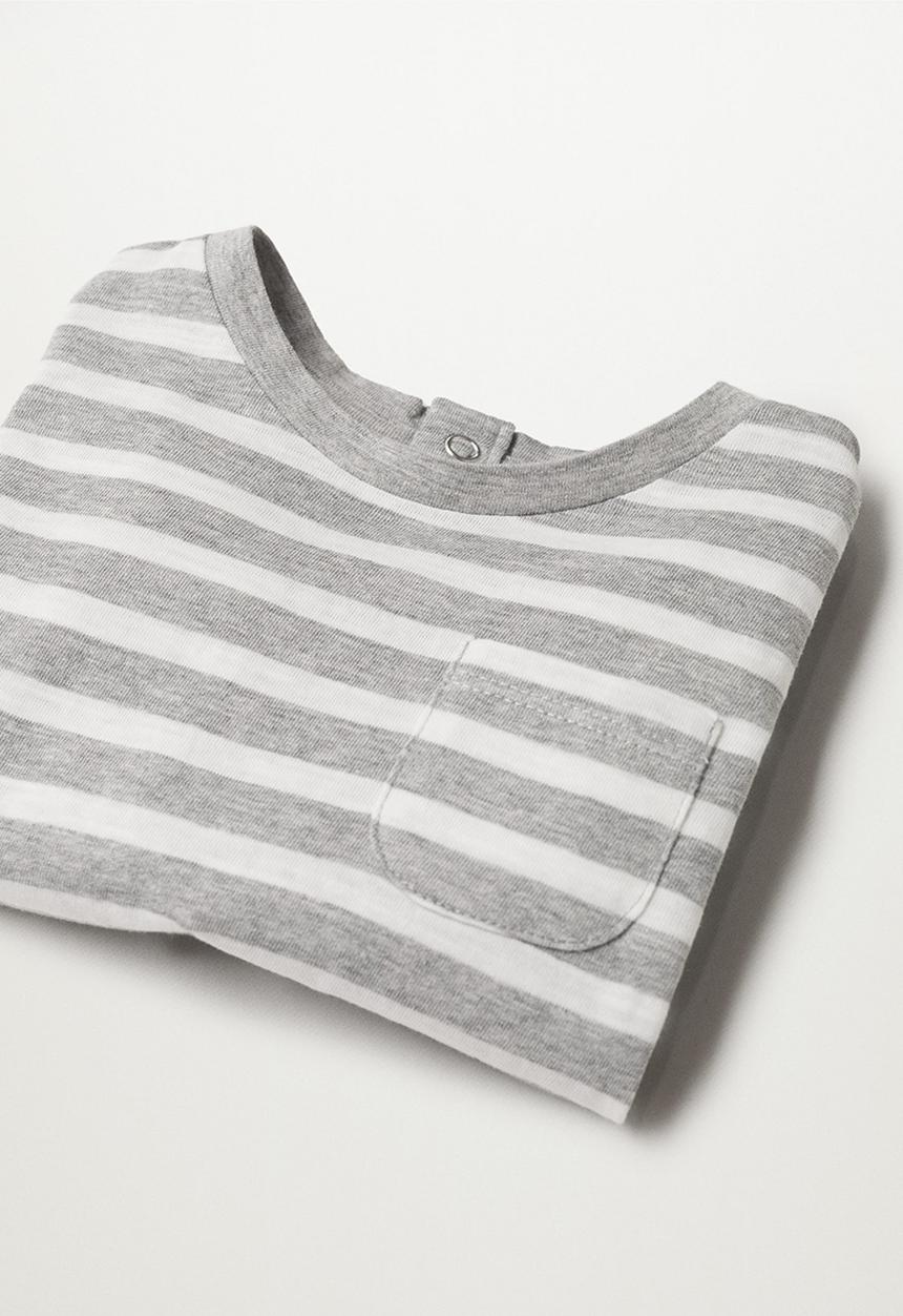 MANGO - T-shirt ivan1 - gray