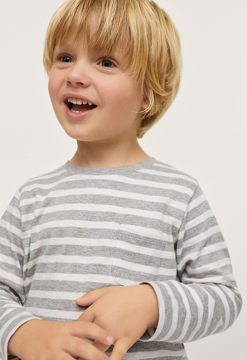 MANGO - T-shirt ivan1 - gray