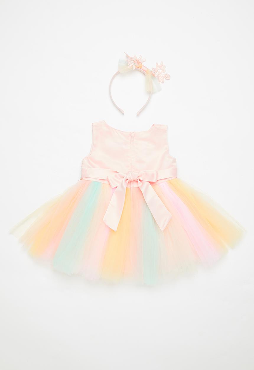 Pop Candy - Girls multi colour occasion dress - multi
