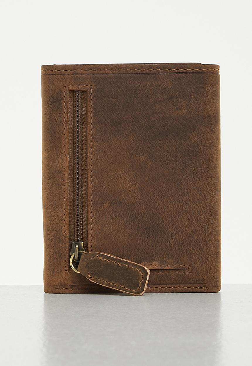 POLO - Trifold wallet - brown 