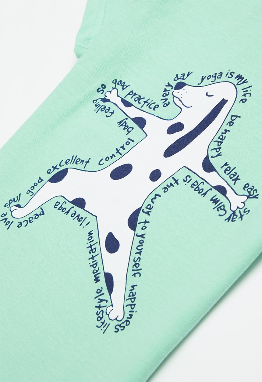 Pop Candy - Boys tee & shorts pj set - blue & navy