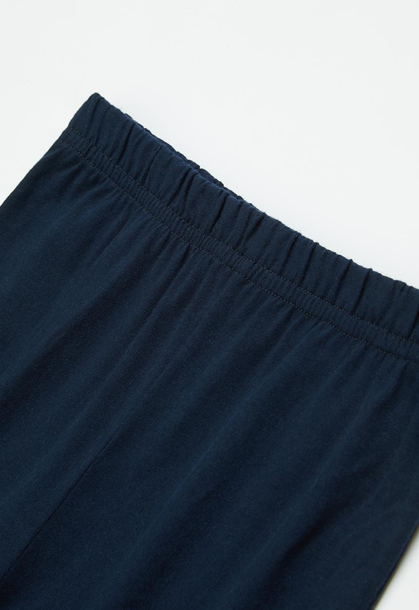 Pop Candy - Boys tee & shorts pj set - blue & navy