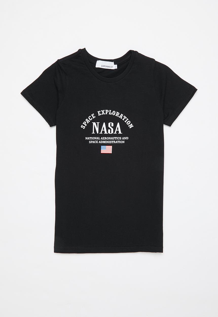 Superbalist - Boys nasa graphic tee - black