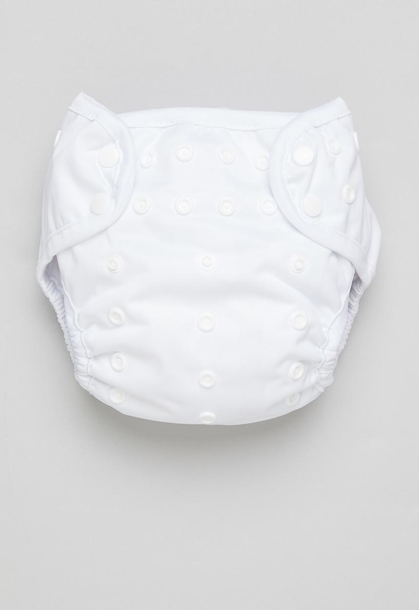 Bamboo Baby - All in one nappy - white