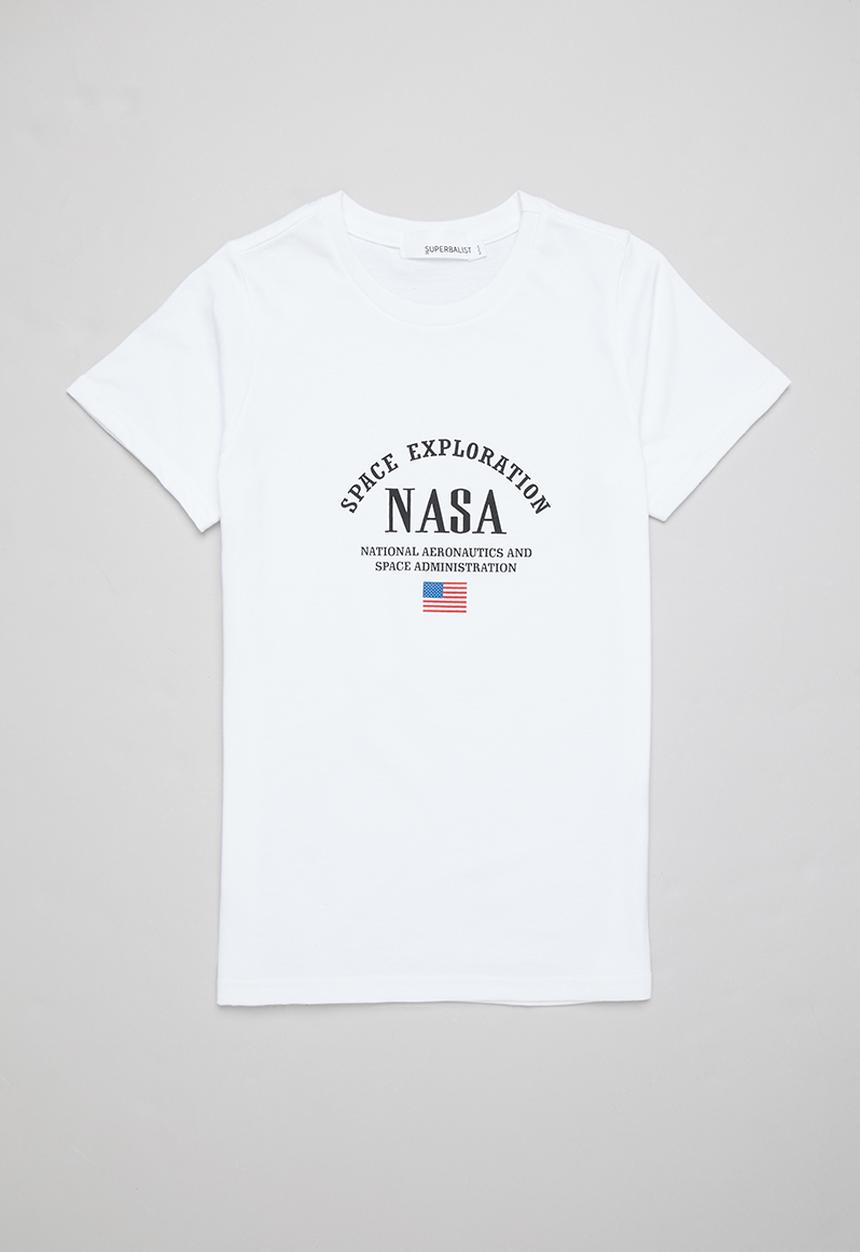Superbalist Kids - Boys nasa tee - white