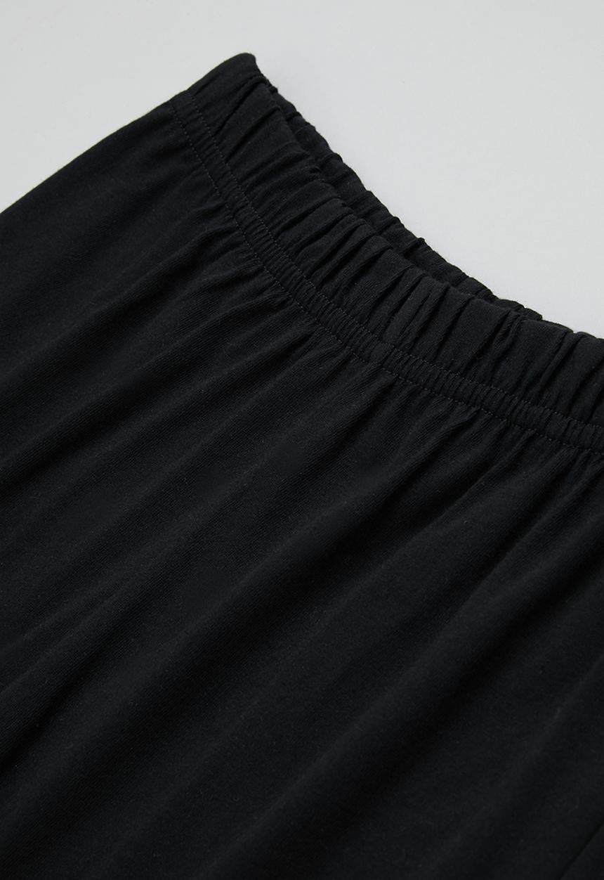 Rebel Republic - Boys tee & shorts pj set - black & white