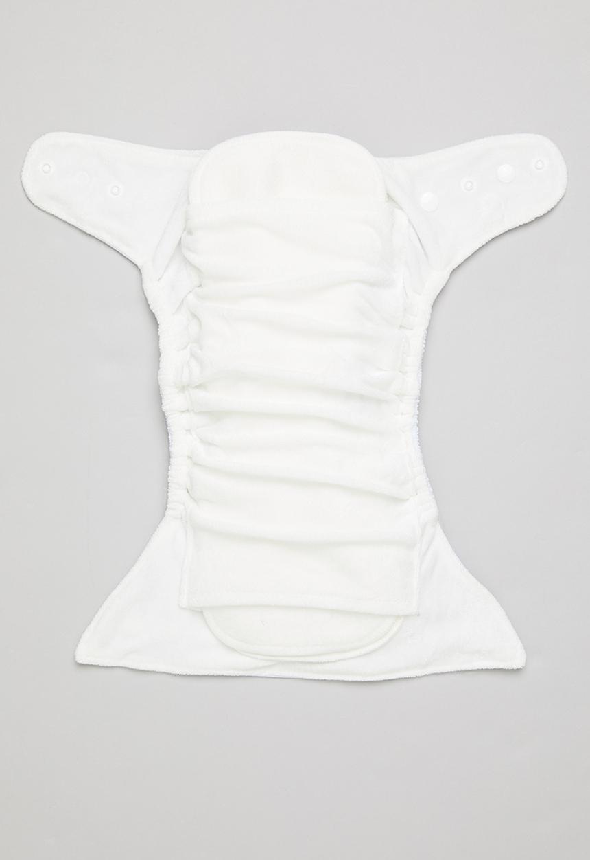 Bamboo Baby - Fancypants originals pocket nappy - bamboo insert - coconut