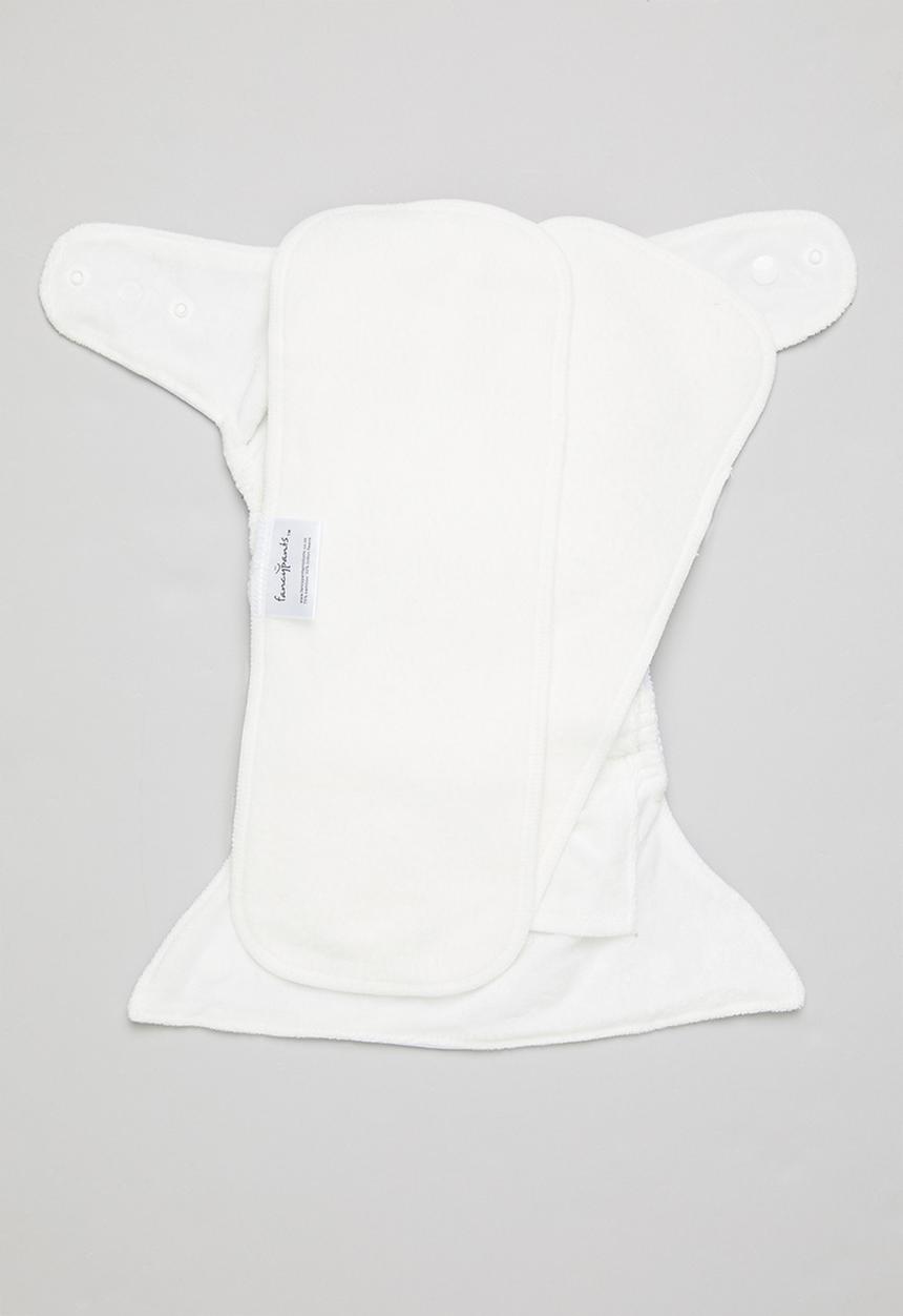 Bamboo Baby - Fancypants originals pocket nappy - bamboo insert - coconut